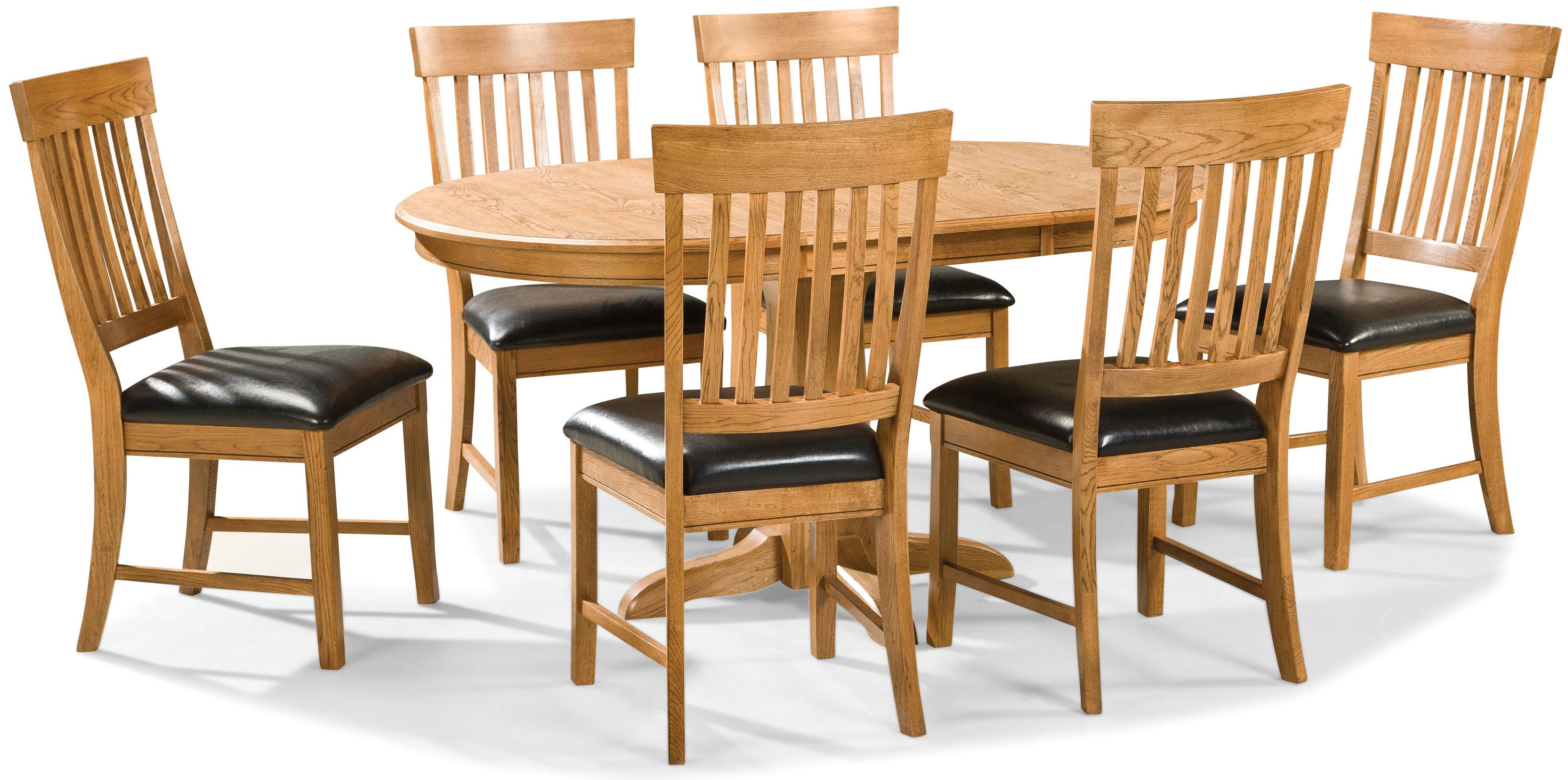 Intercon Family Dining Dining Chair with Slat Back and Cushion Sheely